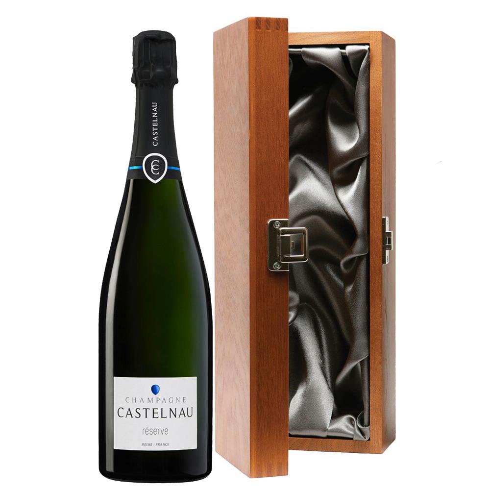 Castelnau Brut Reserve Champagne 75cl in Luxury Gift Box